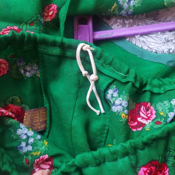 Vintage Scarf Handkerchief Hem Skirt Crop Top Two Piece Matching Co-Ord Set - Picture 6 of 7